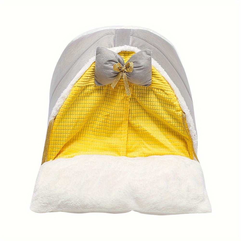 Pet Cat Bed Soft Warm Snug House Cute Bed Cat Dog Puppy Kitten Cave