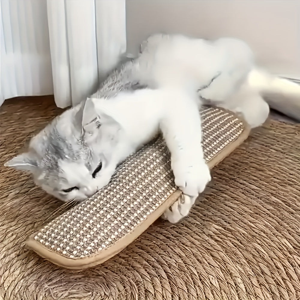 1/3pcs Cat Toy Game Pillow and Scratching Pad | Linen Material, Stylish Cat Accessory, High-Quality Pet Toy, Suitable for All Breed Sizes, Promotes Feline Entertainment and Interaction