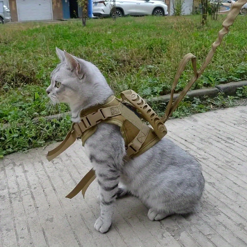 600D Tactical Vest for Cats - Pet Chest Strap Vest for Puppy And Cat Training, Suitable for Small Dogs
