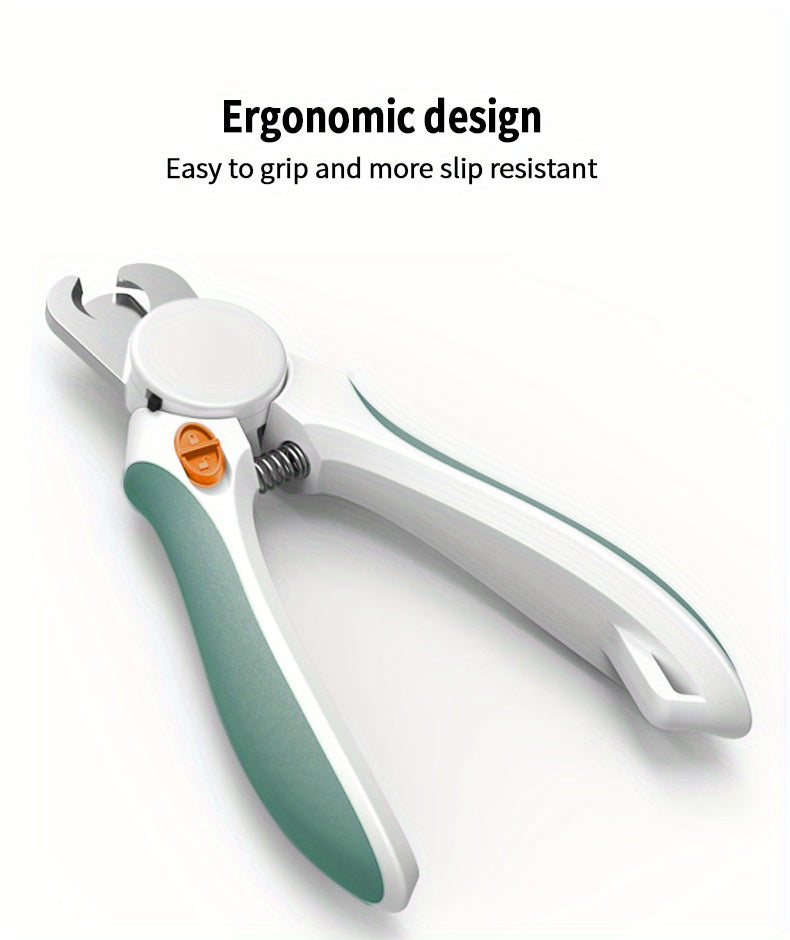 Brighten Up Pet Grooming with LED Light Pet Nail Clipper - Perfect for Dogs & Cats!