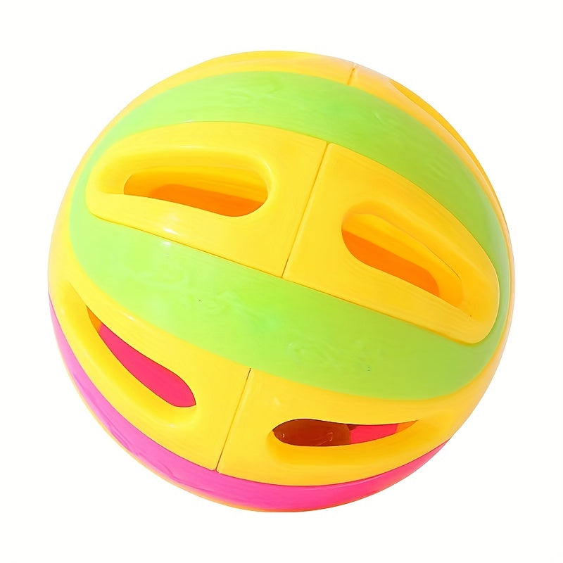 5pcs Interactive Cat Toy Balls With Bell - Plastic Hollow Jingle Balls For Indoor Kittens And Cats Play - Promotes Exercise And Mental Stimulation