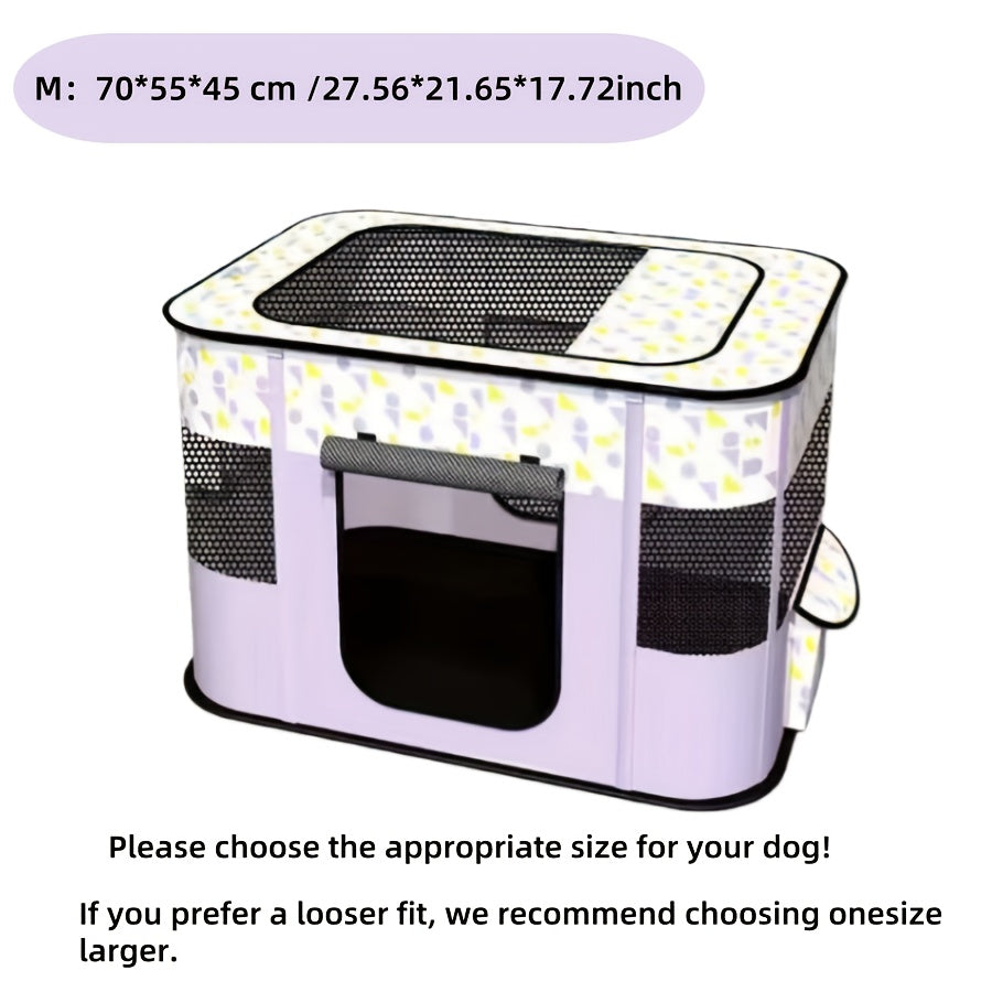 Pet Playpen for Large Dogs, Dog Playpen for Medium Large Dogs/Puppy/Cat/Rabbit/Chick Wit, Cat Playpen Puppy Kitten Playpen Portable Dog Exercise Kennel Indoor Pet Animal Playpen Dog Cat Crate for Outdoor Travel Camping, with