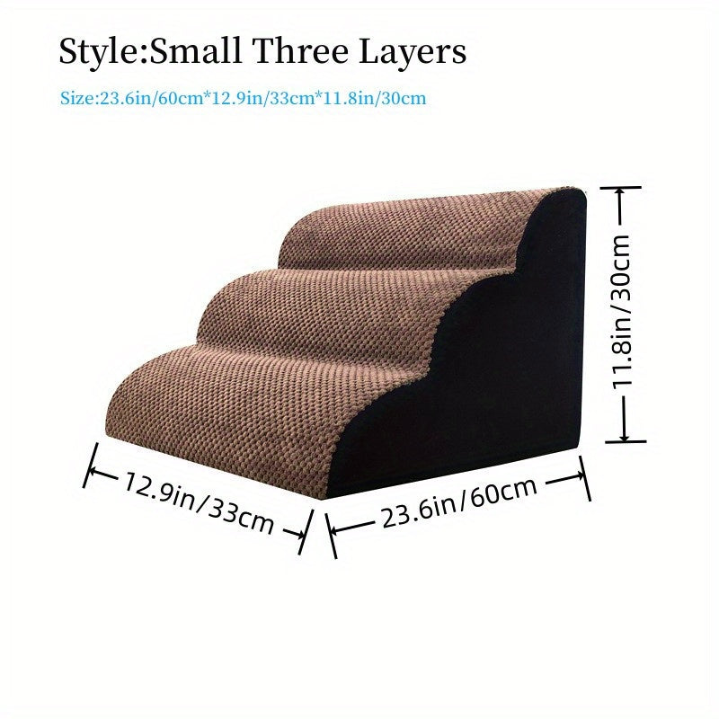Dog Stairs Up And Down Sofa Bed Sponge Steps Gradient Cat Small Dog Stairs Climbing Stairs Dog Up And Down Sofa Bed Sponge Steps