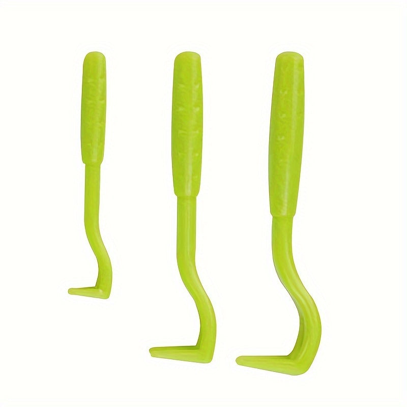 3pcs Durable Polypropylene Tick Removal Tool Set For Dogs And Cats - Effective Flea And Louse Remover For Easy And Safe Pet Care