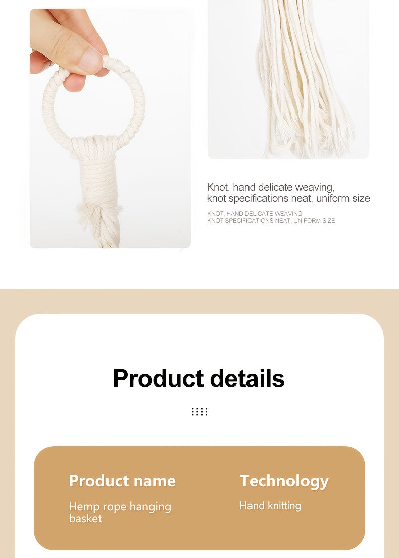 [Elegant Cat Hammock Basket] Handmade Woven Cat Hammock Basket - 1pc Soft All-Season Pet Swing with Checkered Cushion, Light Beige-Friendly Design, Easy Assembly for Indoor/Outdoor Use, Perfect Halloween Gift for Cats & Small
