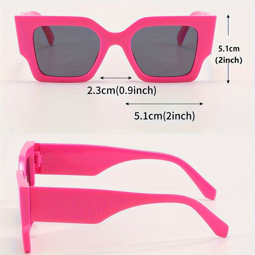 ENSARJOE Chic Rose Red Cat Eye Fashion Glasses for Women - Anti-Reflective, Fashionable Shades for Beach & Party