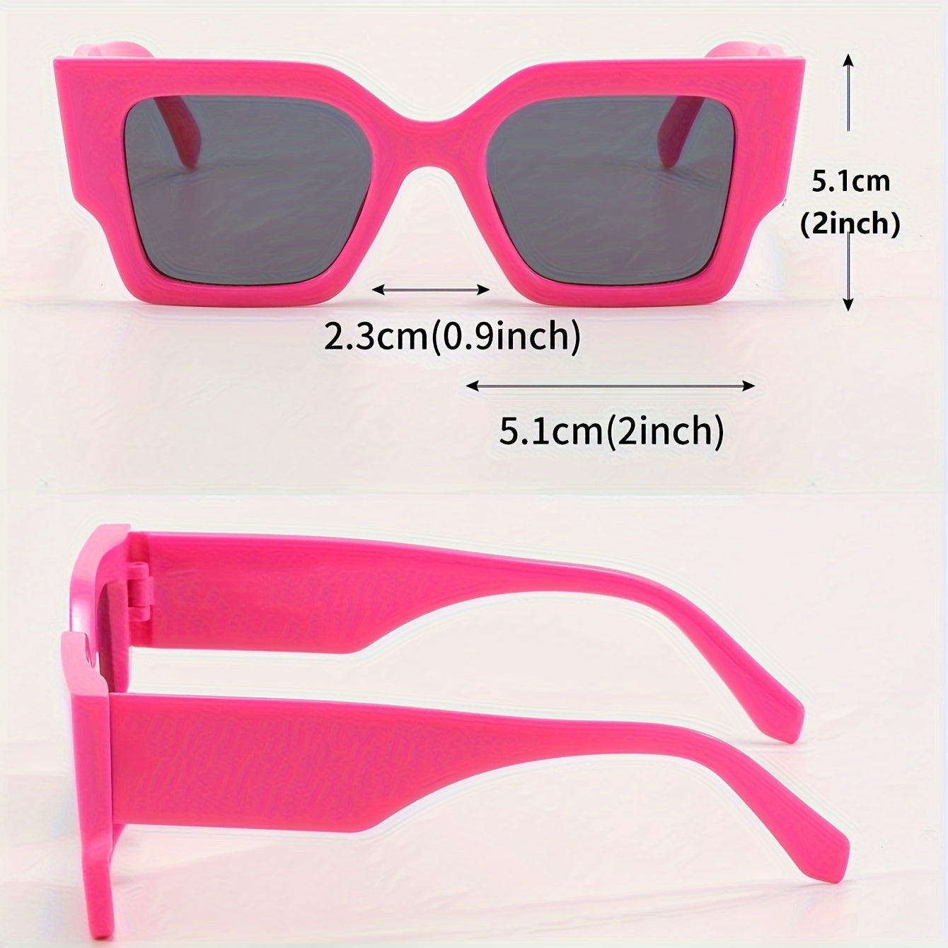ENSARJOE Chic Rose Red Cat Eye Fashion Glasses for Women - Anti-Reflective, Fashionable Shades for Beach & Party