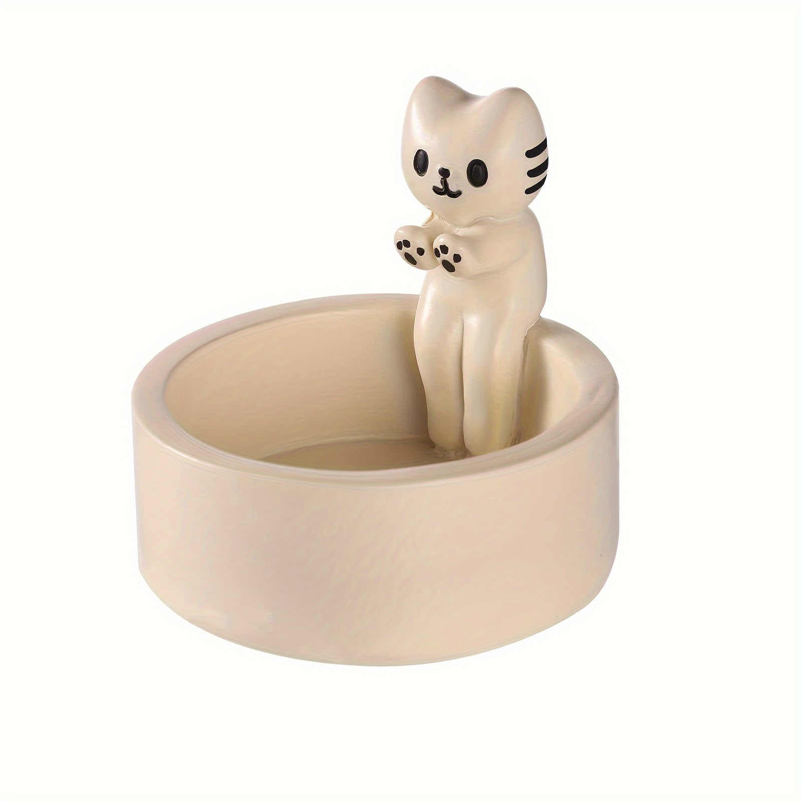 1pc Kitten Candle Holder, Warming Paws Cat Cute Candle Holder, Cartoon Candle Holder, Warming Paws Cat Candle Holder For Home Decor
