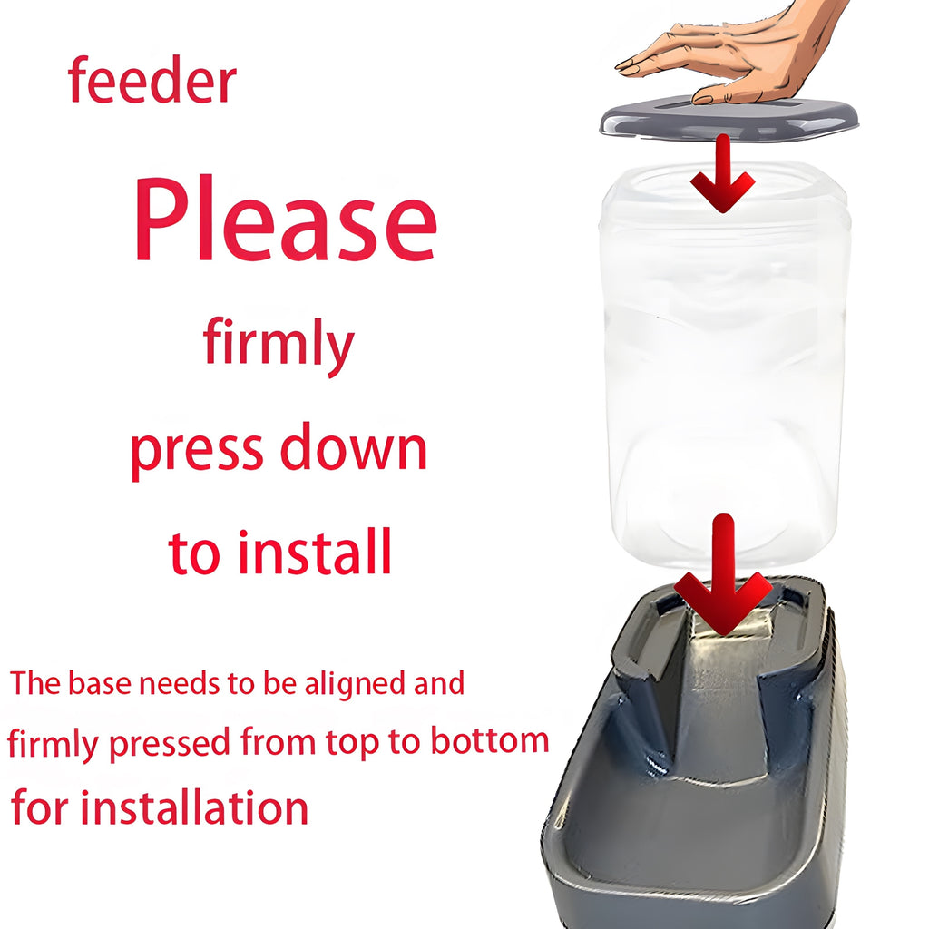 Pet Automatic Feeder Pet Water Dispenser Set, 3.8L Gravity Dog Feeder And Waterer Set, Self Feeding Station For Cats And Dogs Pet Supplies