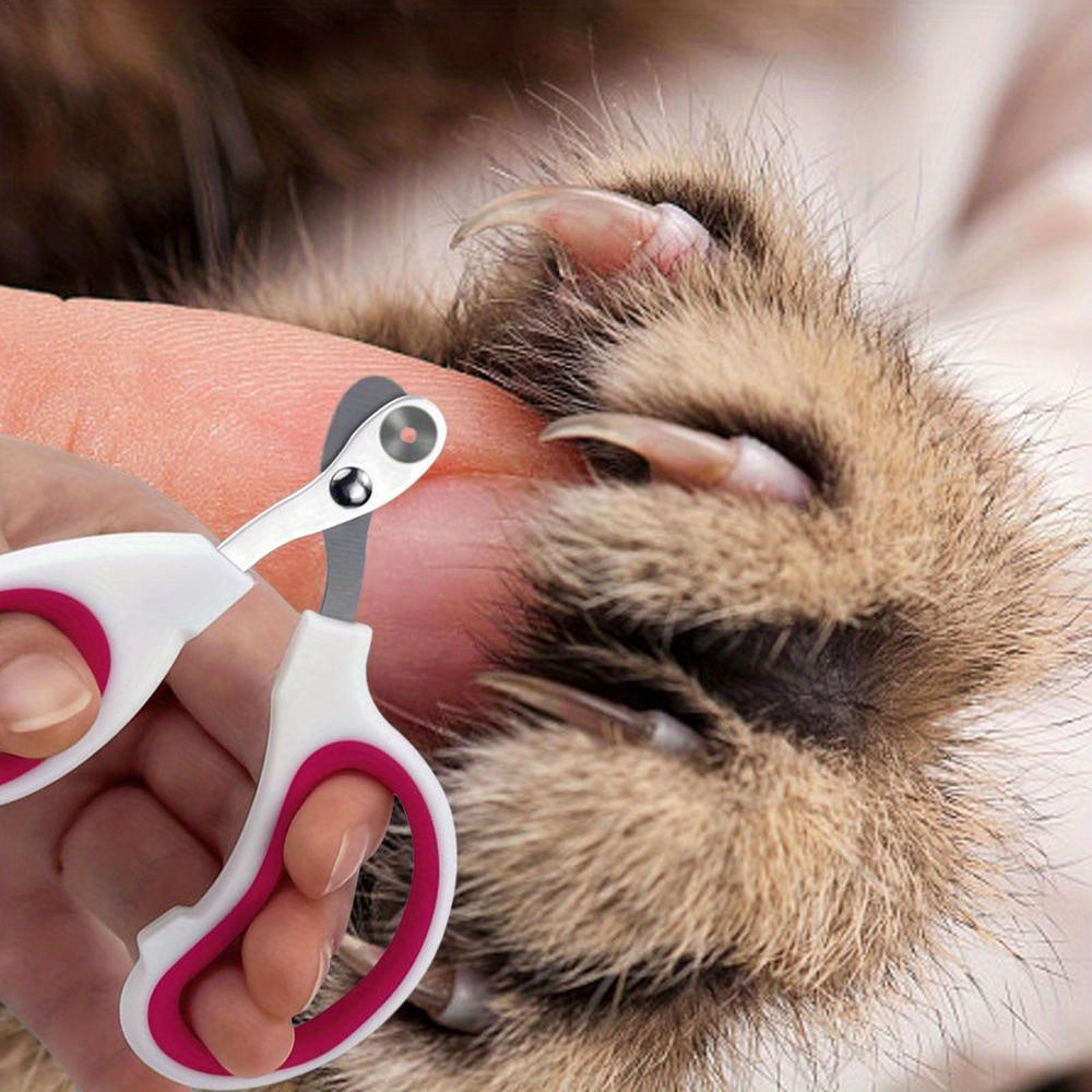 1pc Pet Nail Care Grinder - Gentle & Safe Trimming for Dogs & Cats - Professional Grooming Tool with Clipper & Scissors - Easy Paws Grooming Solution for All Breeds