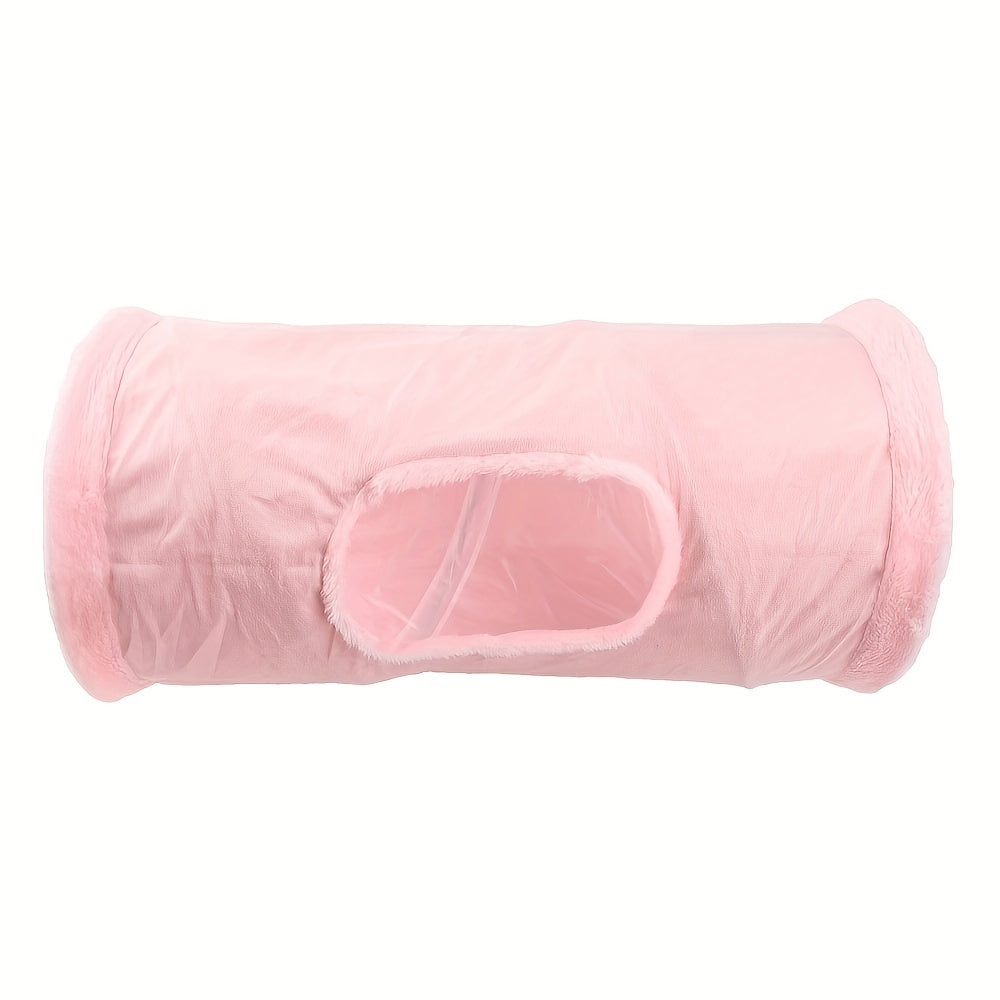 Foldable Fun Tunnel - Tunnels for Cats and Dogs, Interactive Pet Toy, Collapsible Storage, Durable, Easy to Assemble, Portable, Space-Saving Design for Indoor Play and Exercise