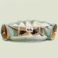 Feline Fun Tunnel - Cat Houses & Condos with Durable, Lightweight, Collapsible Design - Easy to Clean, Store, and Washable Cat Bed for All Sizes, Plus Large Breeds