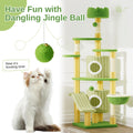 Dogat Extra - Large Cat Activity Tree Tower - 162cm Cat Condo with Hammock - Ideal for Both Adult Cats and Kittens! A Must - Have for Feline Fun and Comfort.