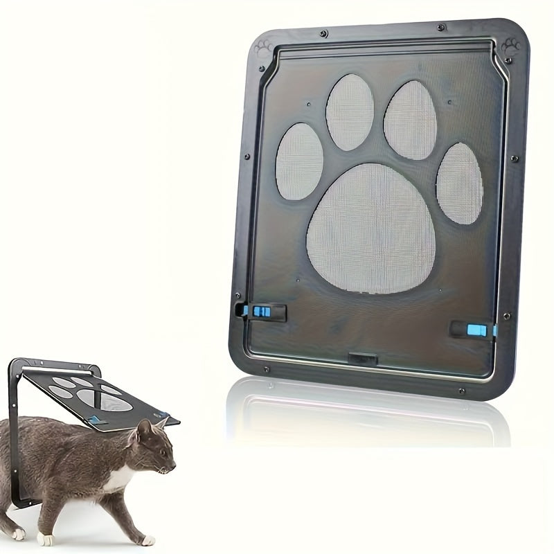Premium Cat Door for Easy Feline Access - Adjustable, Durable, and Easy Installation Cat Doors for Home Pet Owners - Perfect for Small to Large Cats