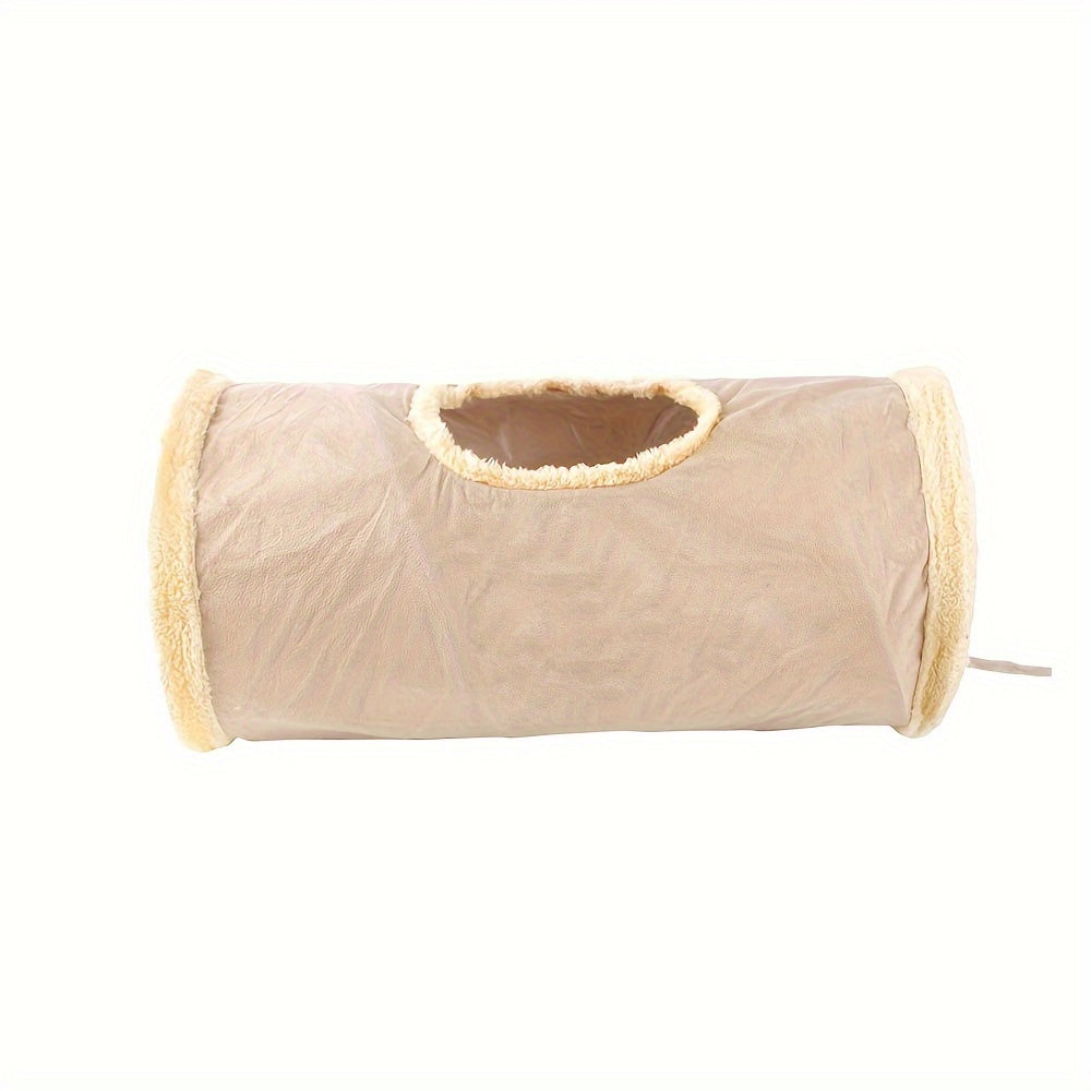 Foldable Fun Tunnel - Tunnels for Cats and Dogs, Interactive Pet Toy, Collapsible Storage, Durable, Easy to Assemble, Portable, Space-Saving Design for Indoor Play and Exercise
