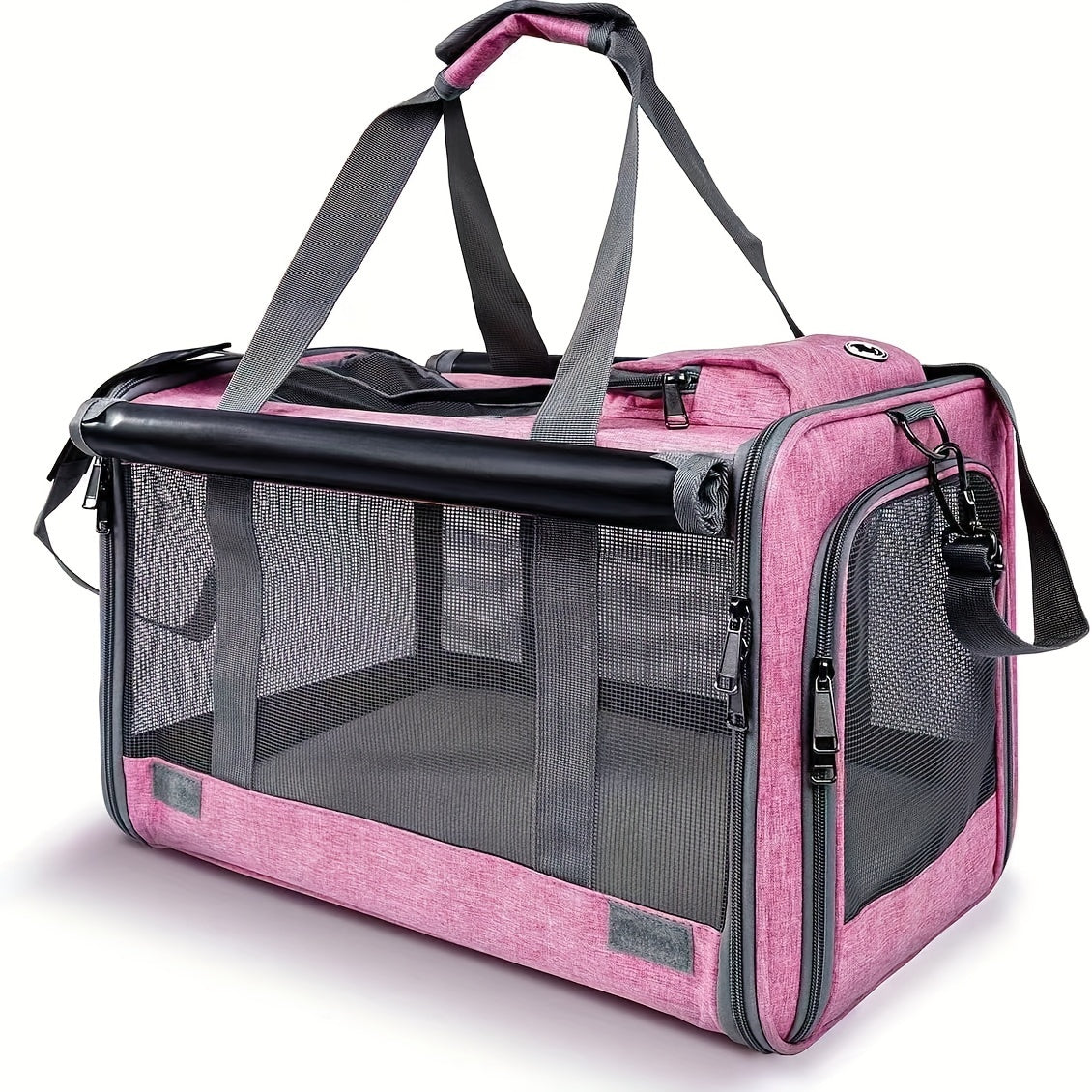 Soft-Sided Pet Carrier for Large and Medium Cats - Travel Conveniently with Privacy Protection