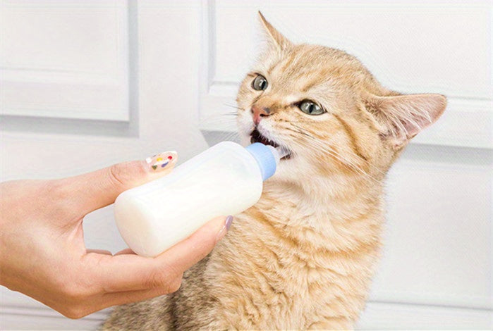 Pet Nursing Bottles Kit For Cats And Dogs Kitten Bottles Newborn Kitten Feeding Milk Bottle