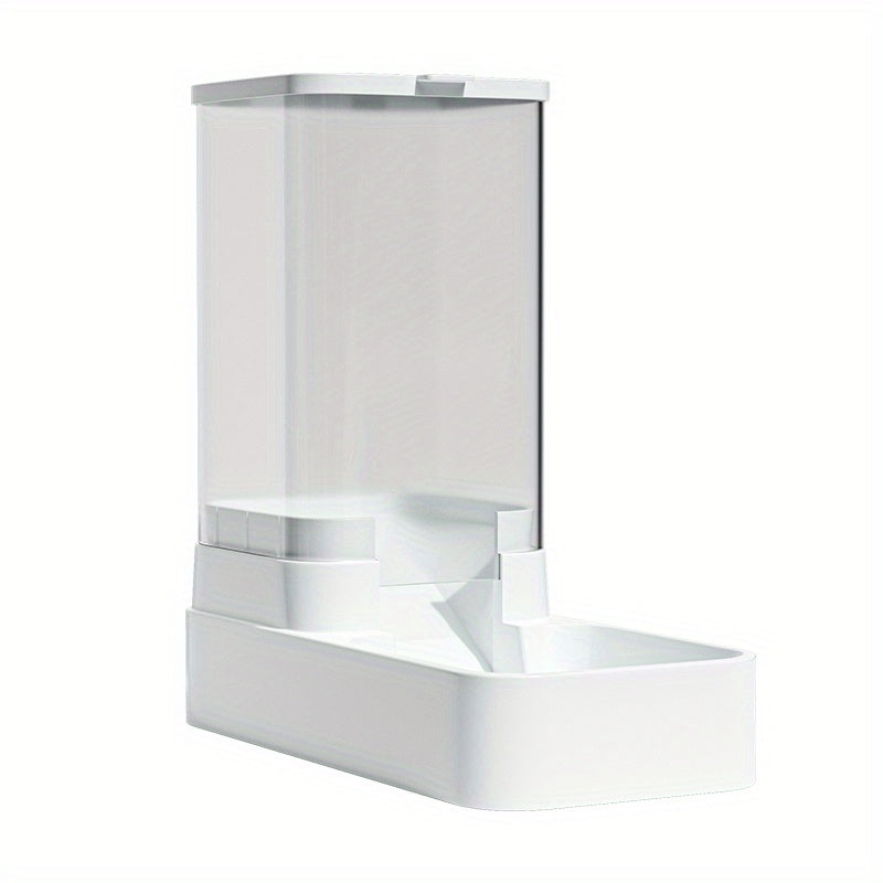 Uncharged Automatic Pet Feeder and Water Dispenser Set for Cats - Convenient, Hygienic, and Space-Saving Feeding Solution with Gravity-Fed Technology and Easy Cleaning Design