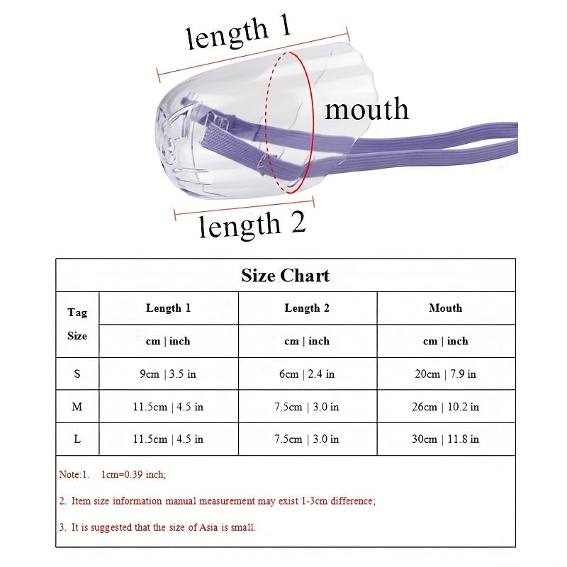 Reusable Cat Muzzle for Grooming - Prevents Biting and Chewing - Comfortable and Safe Mouth Cover for Cats