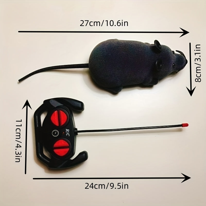 Wireless Remote Control Interactive RC Rat Mouse Toy - Entertain And Stimulate Your Cats And Dogs!