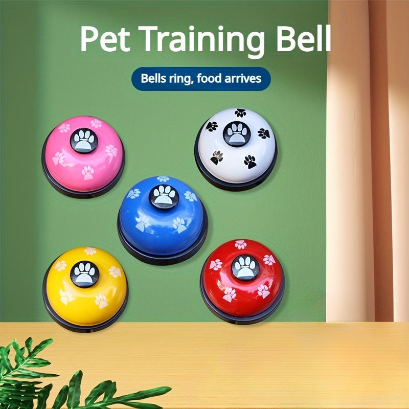 1pc Footprint Ringing Bell For Cat And Dog, Meal Bell, Dog Intelligence Toy