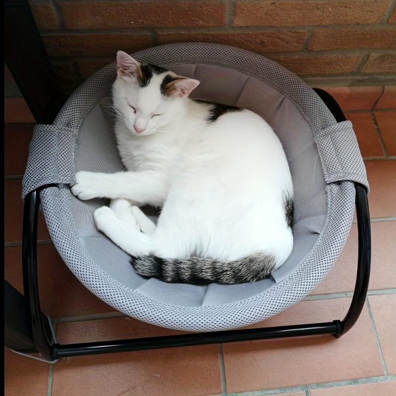 CozyCat Nest Bed - All-Season Comfortable Hammock for Cats - Removable & Washable Hanging Retreat - Perfect Cat Sleeping Sanctuary for Year-Round Use