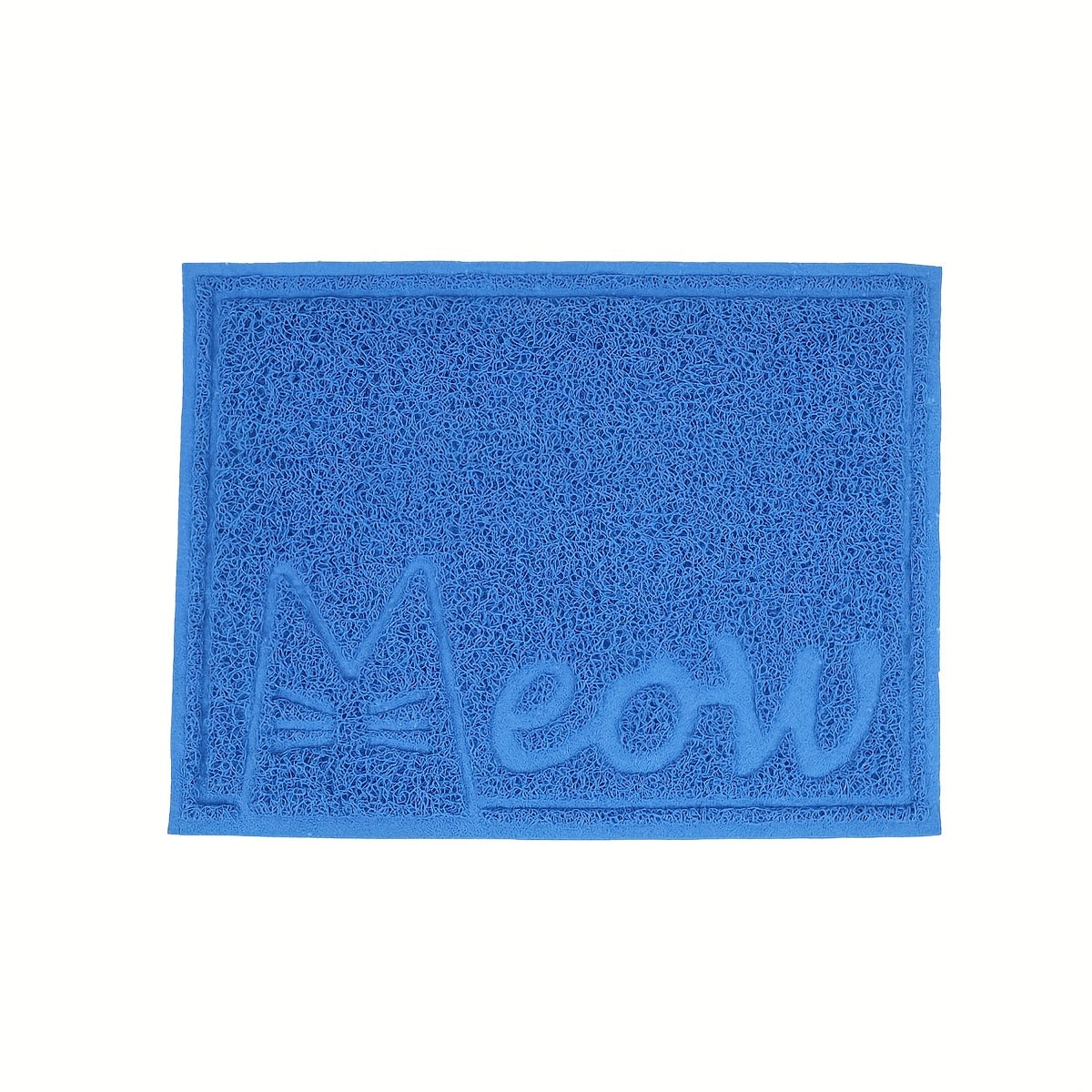 1pc Letter Print Cat Litter Mat - Waterproof, Urine Proof, Non-Slip Mat For Cat Litter & Cleaning