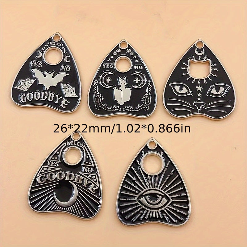 10pcs/set Cat Detail Heart DIY Pendant