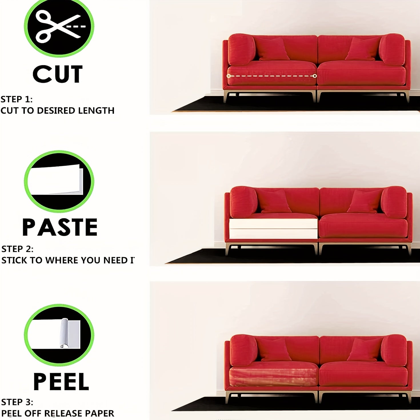 Cat Anti Scratch Tape, Transparent Furniture Protector For Sofa, Couch, Carpet, Door