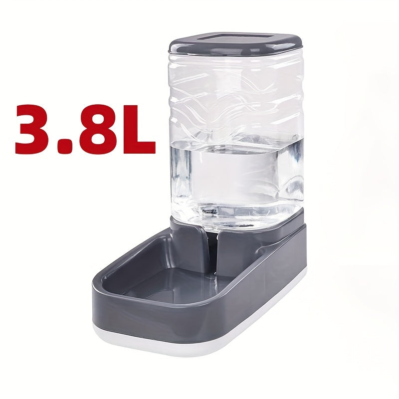 Pet Automatic Feeder Pet Water Dispenser Set, 3.8L Gravity Dog Feeder And Waterer Set, Self Feeding Station For Cats And Dogs Pet Supplies