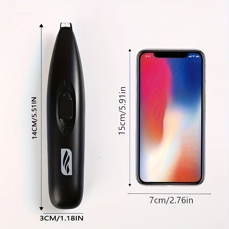 1pc Ultra-Quiet Pet Hair and Nail Trimmer - Professional Grooming Tool for Cats & Dogs - Safe, Precise Cuts, Gentle on Skin - Enjoy Stress-Free At-Home Grooming Sessions