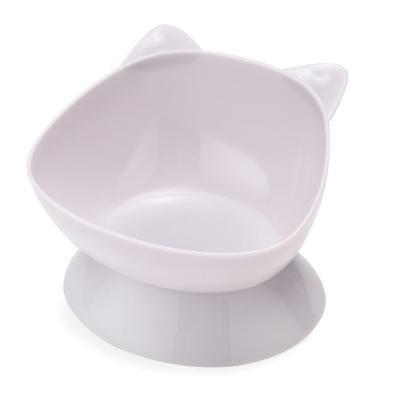 Premium Cat Ear Shaped Elevated Pet Bowl - Ergonomic Inclined Design for Cervical Spine Support - Perfect for Cats & Dogs - Stylish Food & Water Dishes for Your Furry Friends