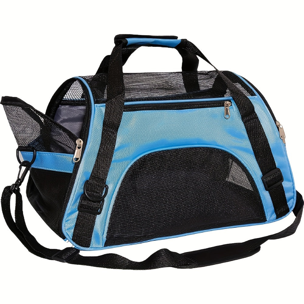 Cat Carrier Dog Carrier Pet Carrier, Airline Approved Soft-Sided Foldable Pet Bag Puppy Carrier With Breathable Mesh For Small Medium Cats Dogs Rabbit