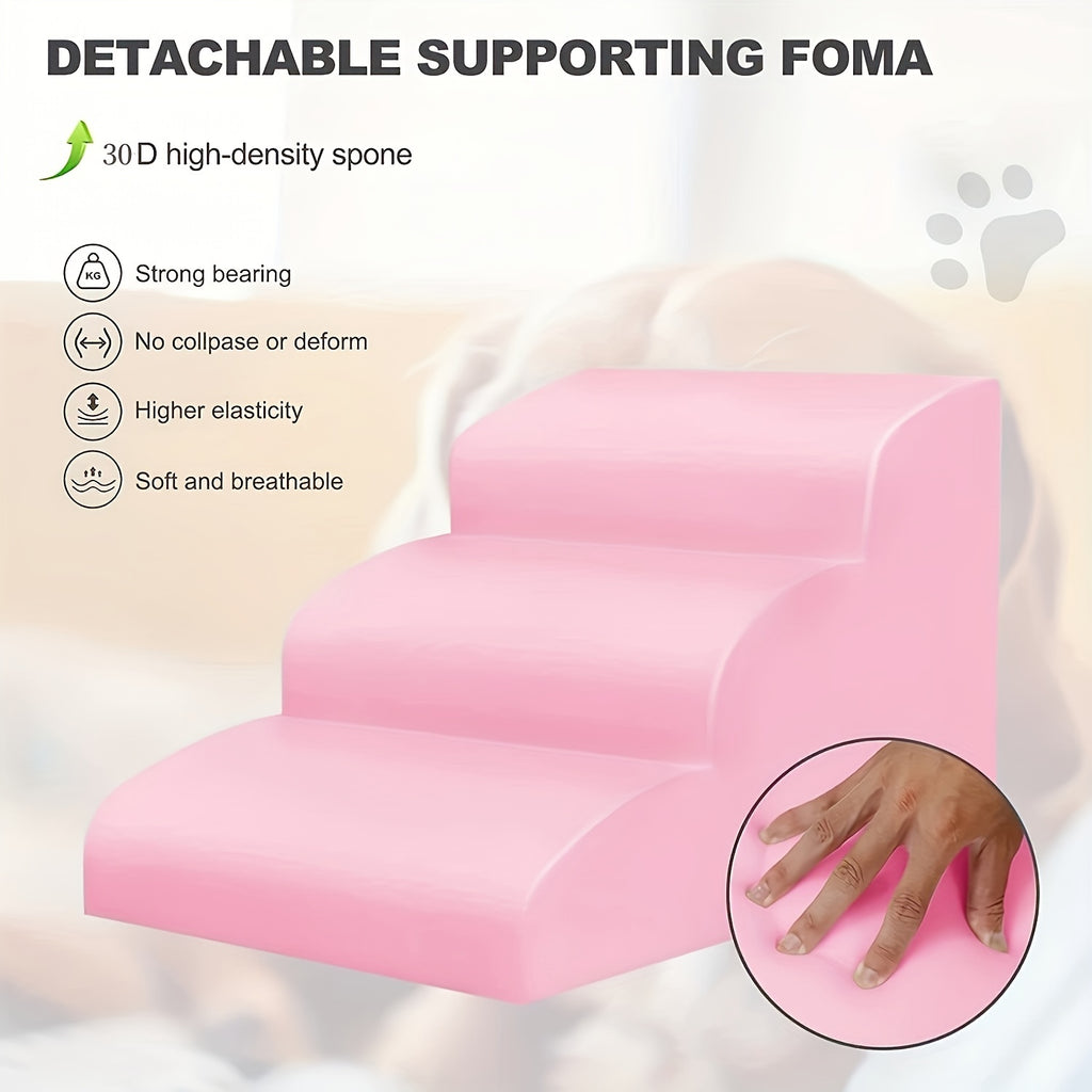 Dog Stairs Up And Down Sofa Bed Sponge Steps Gradient Cat Small Dog Stairs Climbing Stairs Dog Up And Down Sofa Bed Sponge Steps