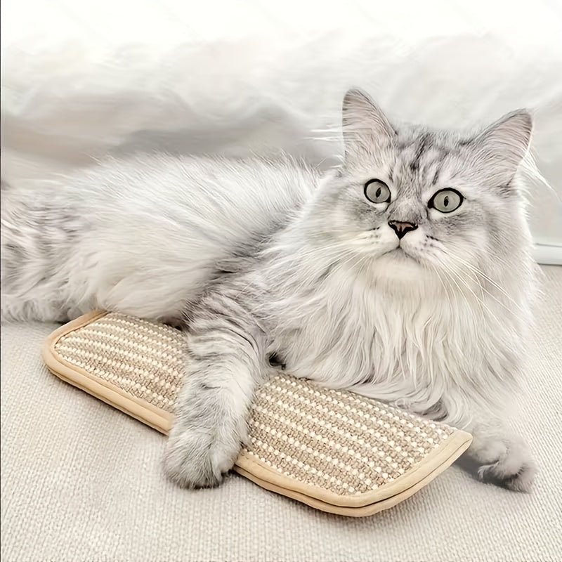 1/3pcs Cat Toy Game Pillow and Scratching Pad | Linen Material, Stylish Cat Accessory, High-Quality Pet Toy, Suitable for All Breed Sizes, Promotes Feline Entertainment and Interaction