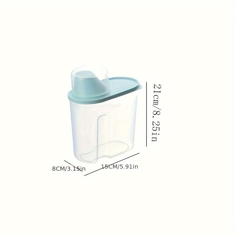 Airtight Pet Food Storage Containers With Lids - 2.5L Plastic Containers For Moisture-Proof Storage Of Dry Food And Snacks For Dogs And Cats