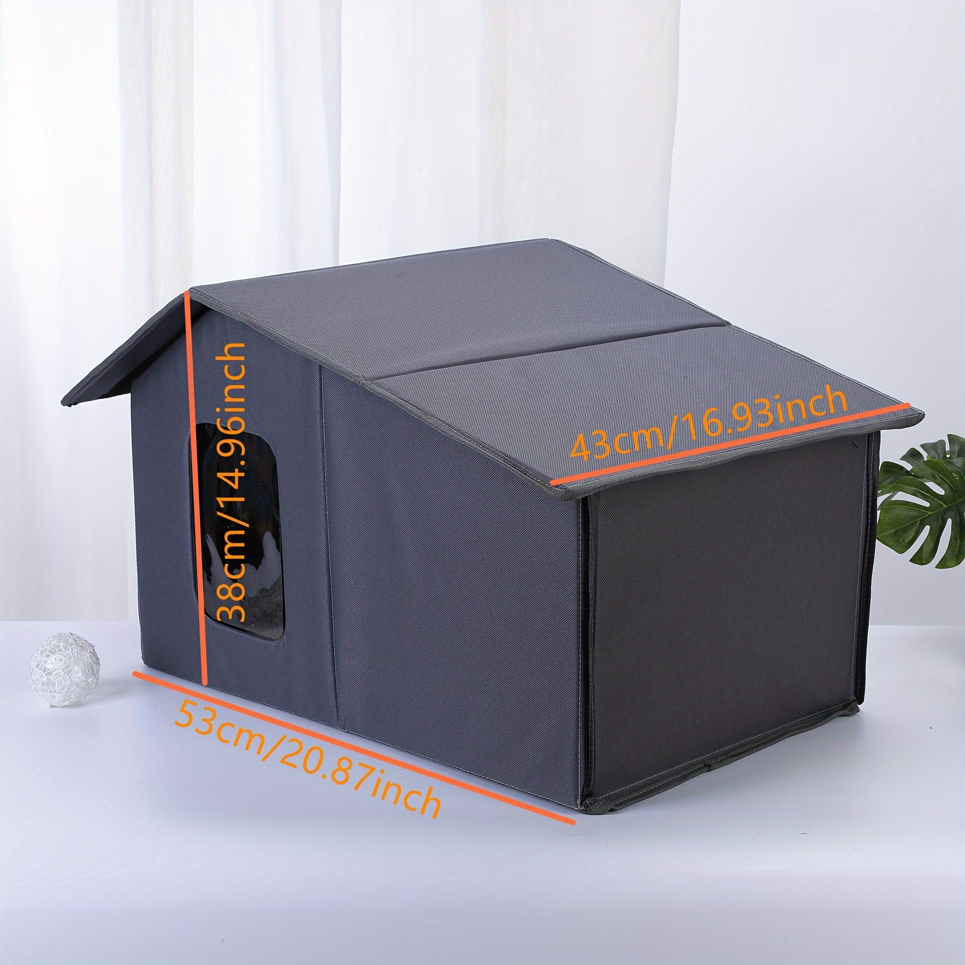Premium Waterproof Outdoor Cat House - All Seasons Warm Shelter, Detachable & Washable for Easy Cleaning, Perfect Year-Round Comfort for Your Feline Friend