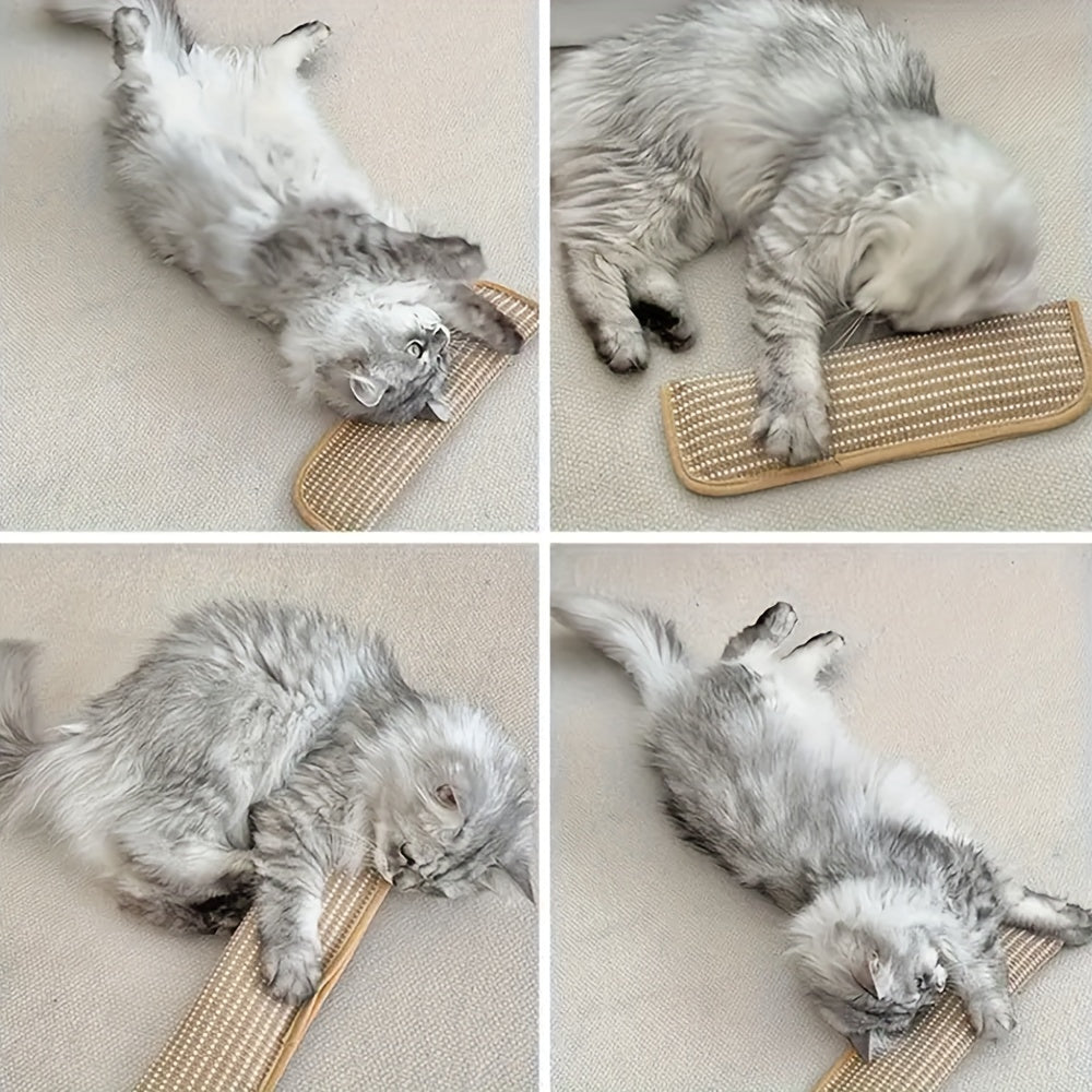 1/3pcs Cat Toy Game Pillow and Scratching Pad | Linen Material, Stylish Cat Accessory, High-Quality Pet Toy, Suitable for All Breed Sizes, Promotes Feline Entertainment and Interaction