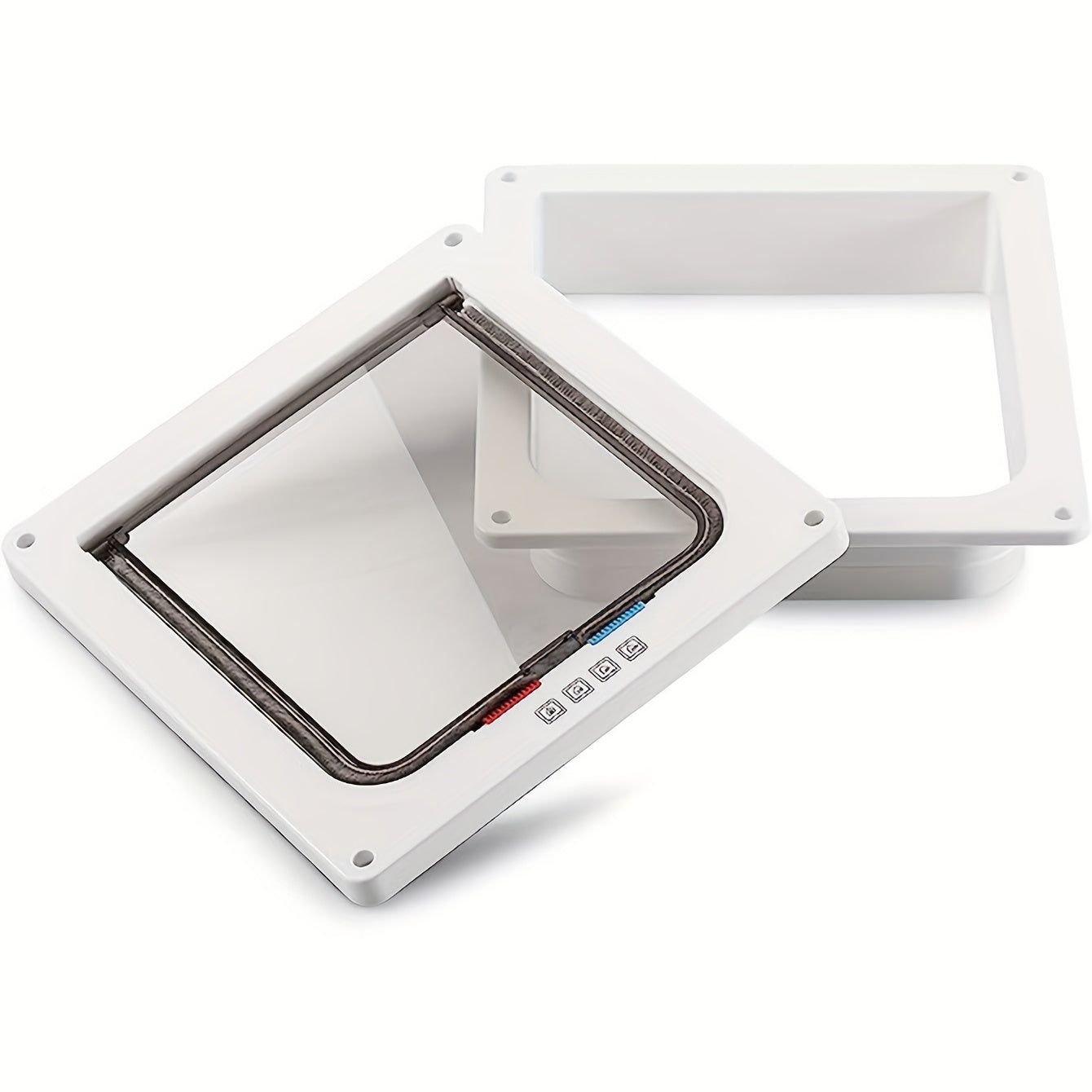 Secure And Convenient Pet Access: Multi-Function Two-Way Pet Door For Cats And Dogs