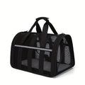 Pet Travel Carrier Bag, Portable Pet Bag, Folding Fabric Pet Carrier, Travel Carrier Bag For Dogs Or Cats, Pet Cage With Locking Safety Zippers, Airline Approved