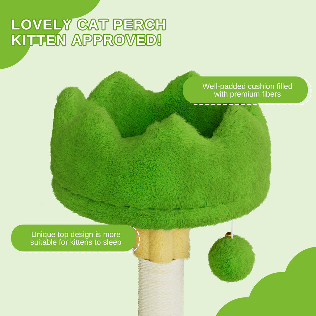Dogat 53cm Premium Cat Tree Tower Activity Center - Spacious Large Playing House Condo for Feline Rest & Sleep - Ideal for Active Cats!