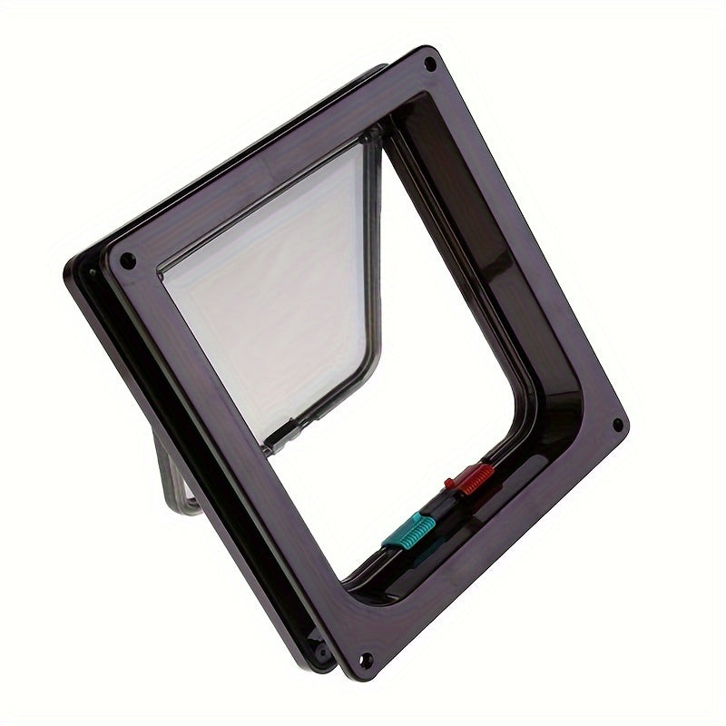 Advanced Pet Door - Ultra-Secure, Hassle-Free, Multi-Function Two-Way Pet Passage for Unrestricted Access, Suitable for Both Cats and Dogs Anytime