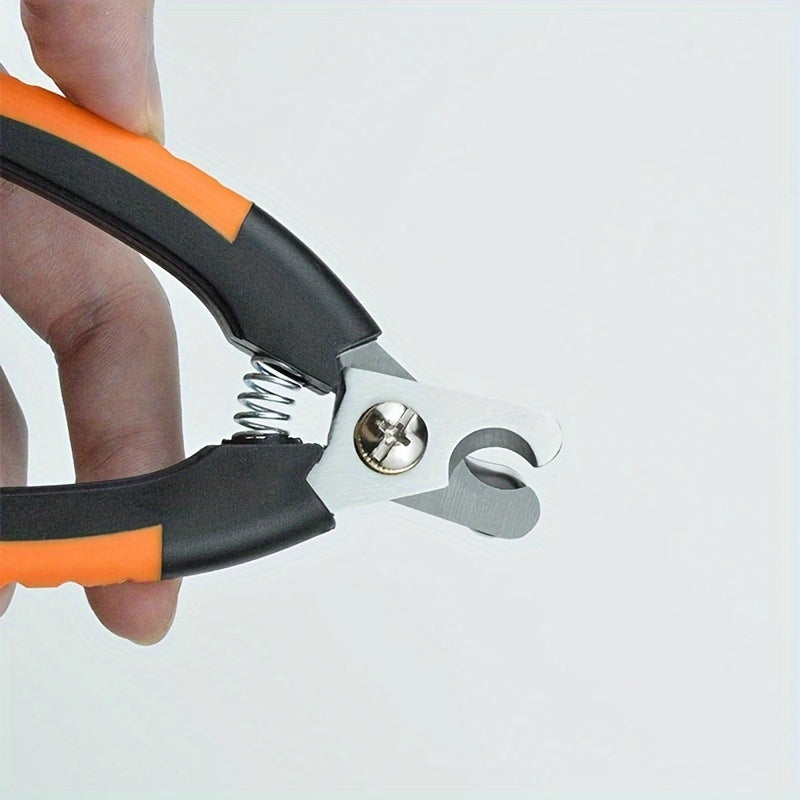 Professional Pet Nail Clipper - 1pc Scissors For Dog And Cat Paws Grooming Grinding Tool