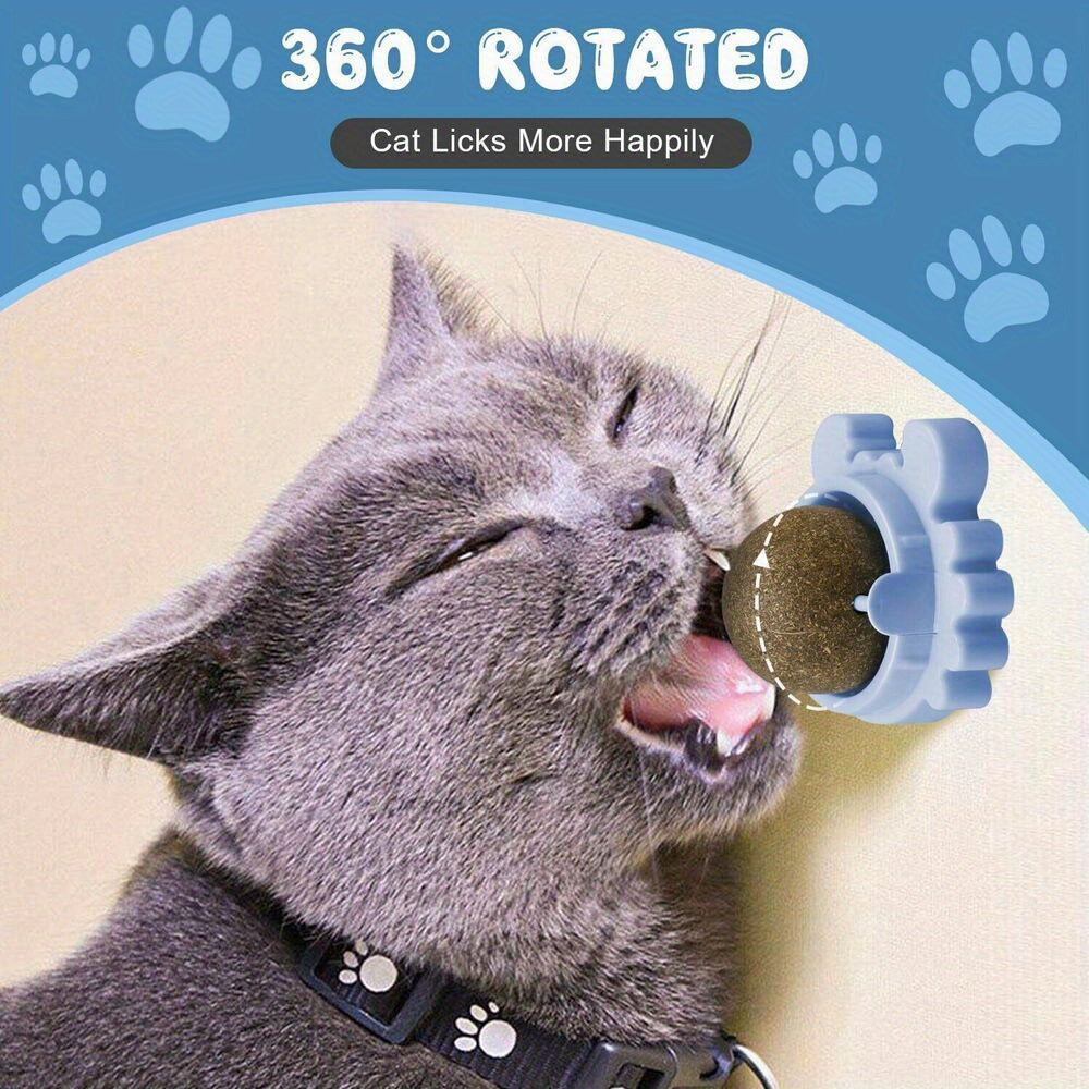 3pcs Rattan Cat Toy Interactive, Ball-Shaped, Chew & Play, Dental Health & Teeth Cleaning / Indoor Cats, All Breeds / Natural Rattan Material, Plaything, Interactive Cat / Durable Without Battery, Playful Exercise, Feline Enr