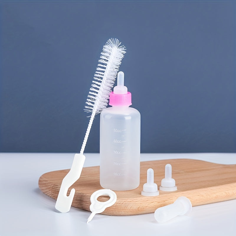 Pet Nursing Bottles Kit For Cats And Dogs Kitten Bottles Newborn Kitten Feeding Milk Bottle