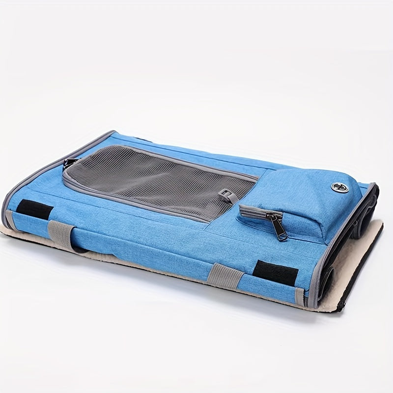 Soft-Sided Pet Carrier for Large and Medium Cats - Travel Conveniently with Privacy Protection