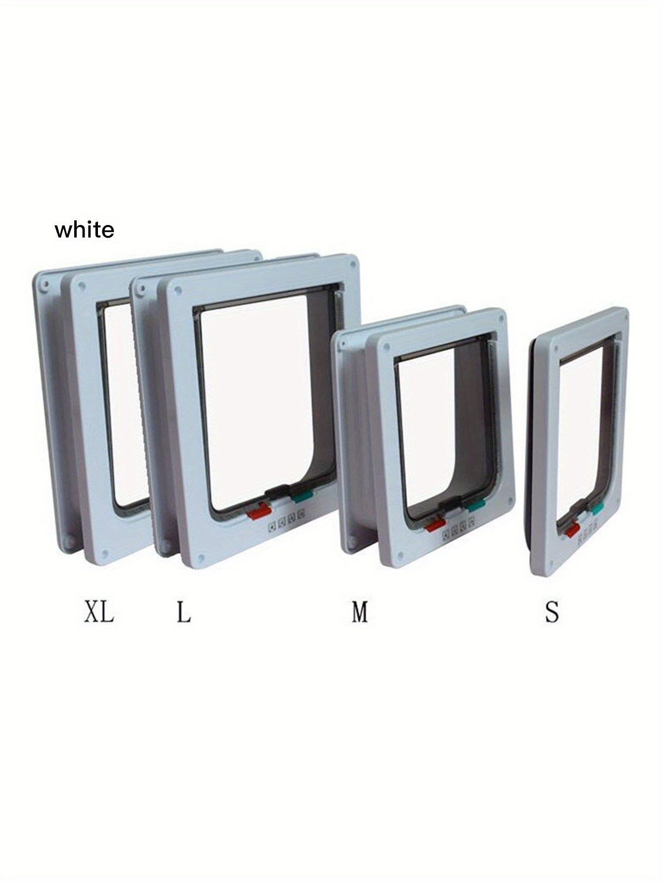 Secure And Convenient Pet Access: Multi-Function Two-Way Pet Door For Cats And Dogs