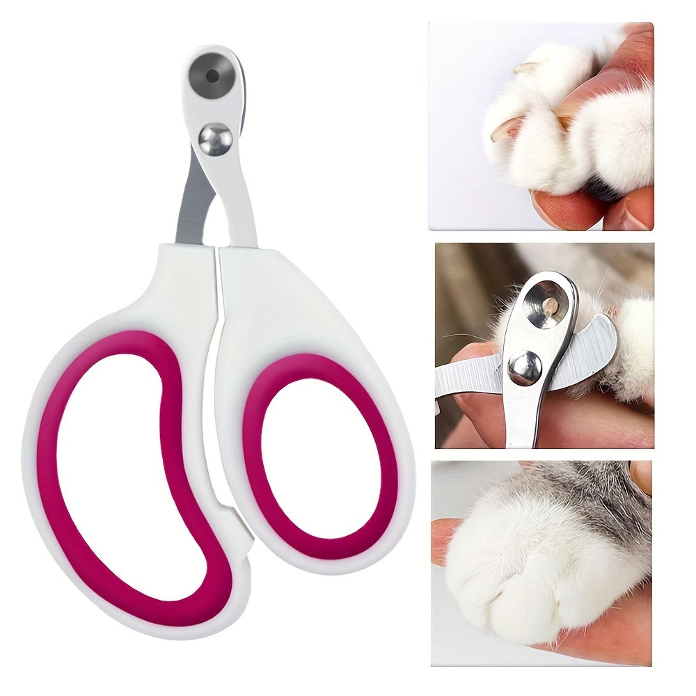 1pc Pet Nail Care Grinder - Gentle & Safe Trimming for Dogs & Cats - Professional Grooming Tool with Clipper & Scissors - Easy Paws Grooming Solution for All Breeds