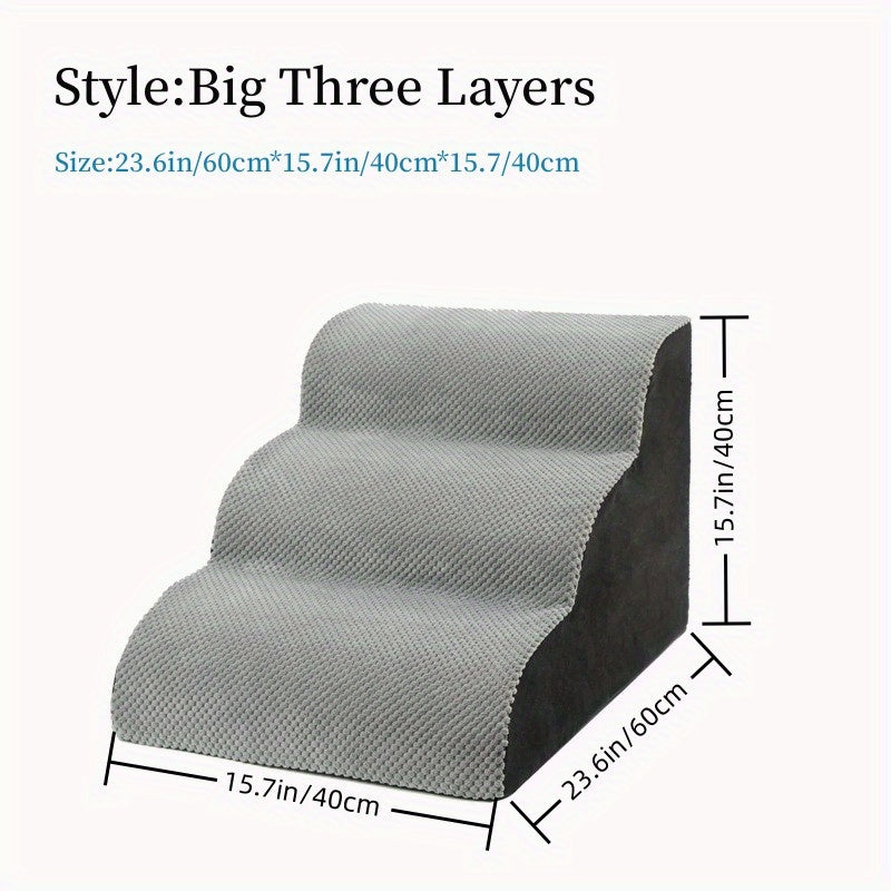 Dog Stairs Up And Down Sofa Bed Sponge Steps Gradient Cat Small Dog Stairs Climbing Stairs Dog Up And Down Sofa Bed Sponge Steps