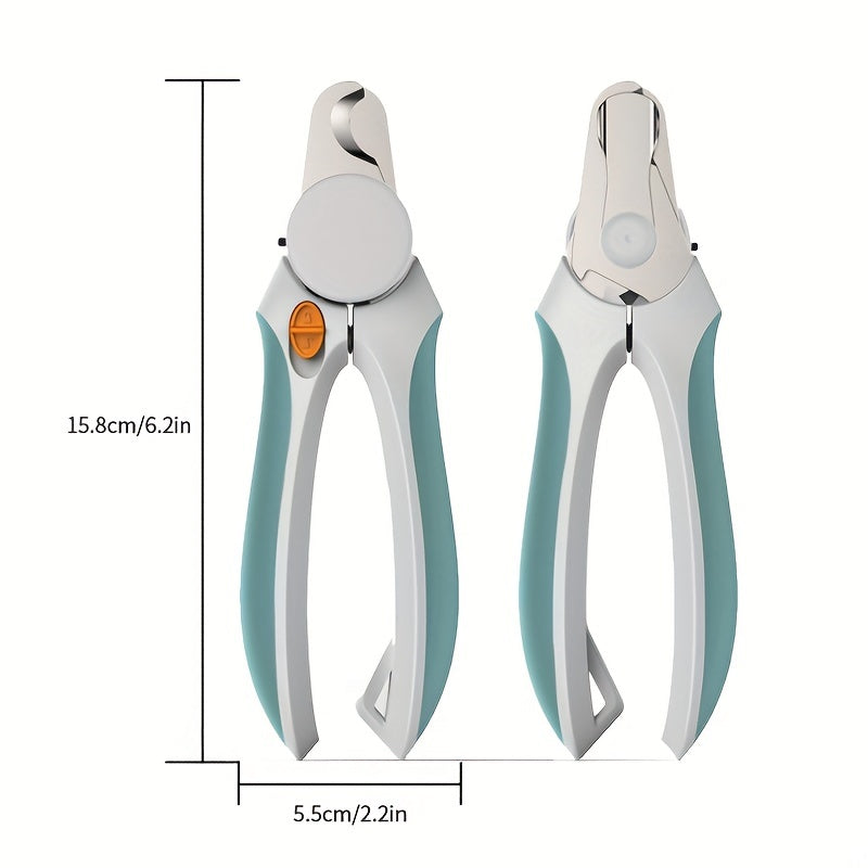 Brighten Up Pet Grooming with LED Light Pet Nail Clipper - Perfect for Dogs & Cats!
